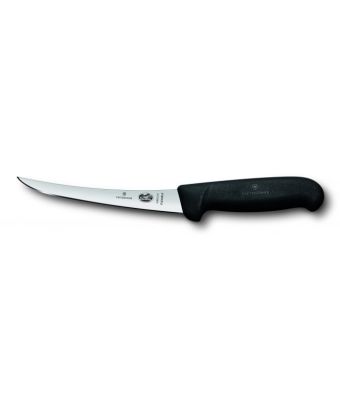 Victorinox Fibrox 12cm Boning Knife Narrow Curved Flexible Blade (5661312)