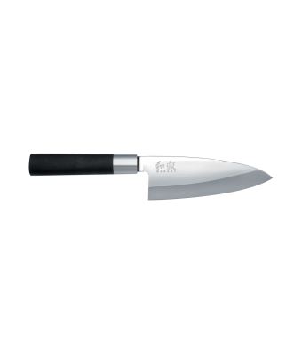 Kai Shun Wasabi Black 15cm Deba Knife (KAI-6715D)