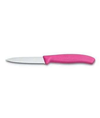 Victorinox Swiss Classic 8cm Paring Knife Point Serrated Pink (67636L115)