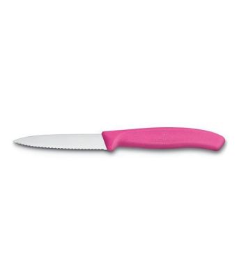 Victorinox Swiss Classic 8cm Paring Knife Point Serrated Pink (67636L115)