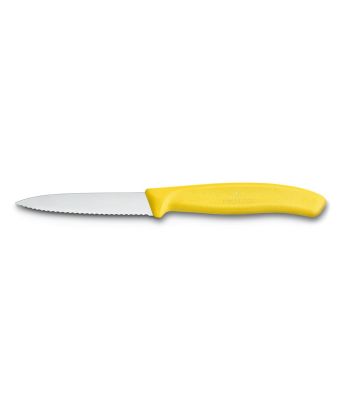 Victorinox Swiss Classic 8cm Paring Knife Point Serrated Yellow (67636L118)