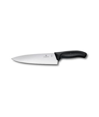 Victorinox Swiss Classic 20cm Chefs Knife Broad Blade Black (6806320B)
