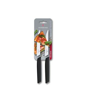 Victorinox Swiss Modern 12cm Steak Knife Set Black (6900312WB)