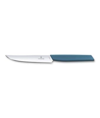 Victorinox Swiss Modern 12cm Steak Knife with Straight Edge Cornflower (69006122)