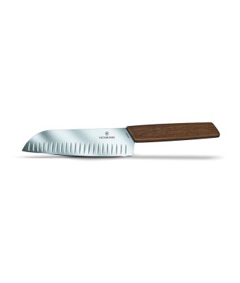 Victorinox Swiss Modern Walnut 17cm Santoku Knife (6905017KG)