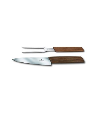 Victorinox Swiss Modern Walnut Carving Set (690912)