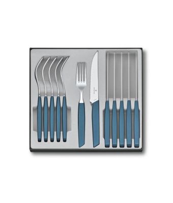 Victorinox Swiss Modern 12 Piece Cutlery Set Cornflower (6909612W212)