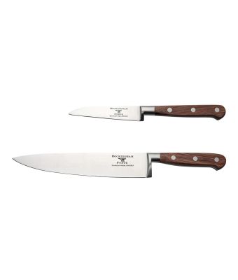 Rockingham Forge Pro Wood Series 2 Piece Set (9cm Paring Knife & 20cm Chefs Knife)