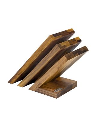 Artelegno Venezia 3-tier Magnetic Walnut Knife Block