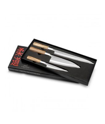 Wasabi Collection - Premium Japanese Kitchen Knife Set with Green