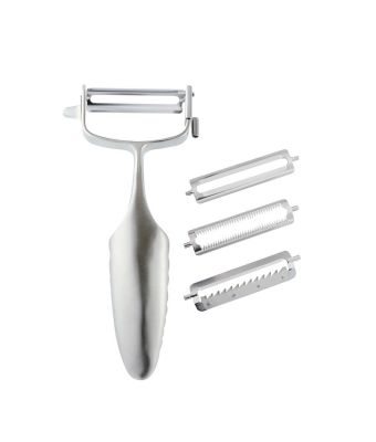 Global GS94 - Three Way Vegetable Peeler With 4 Blades (GS-94)