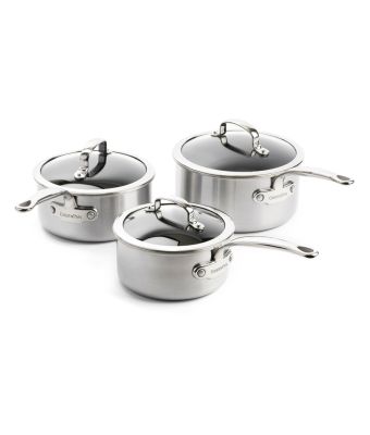 Greenpan Premiere 3 Piece Saucepan Set