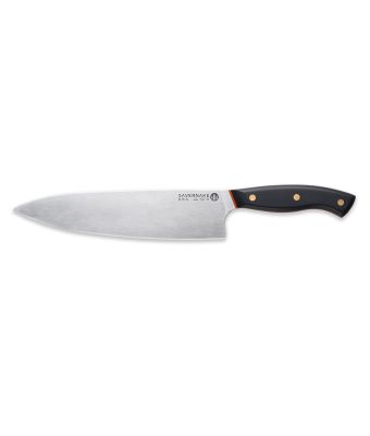 Savernake DNA DC21 21cm Chef's Knife - Anthracite & Orange with Traditional Handle