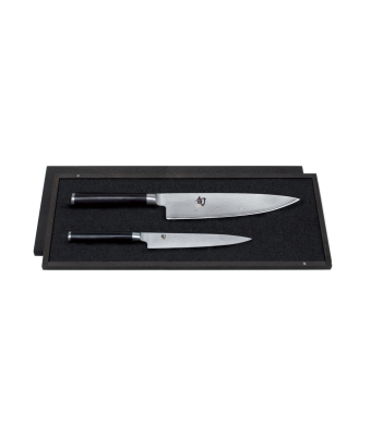 Kai Shun Knife Set (KAI-DMS-220) - 15cm Utility Knife, 20cm Chefs Knife