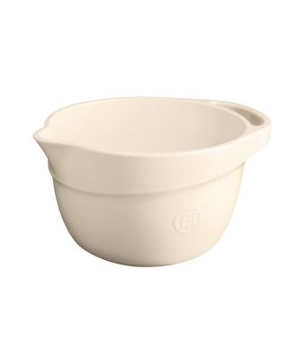 Emile Henry 1.8L Mixing Bowl - Clay Cream (EH026563)