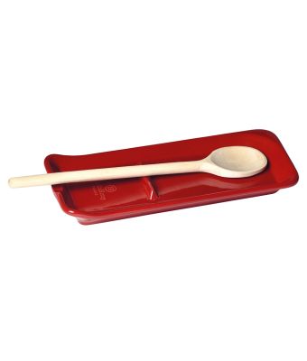 Emile Henry Spoon Rest - Burgundy Red (EH340262)