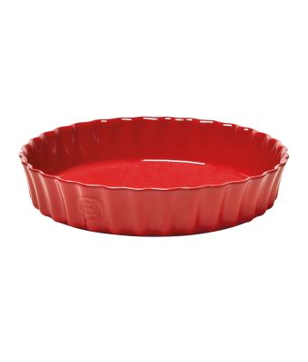 Emile Henry 28cm Flan & Tart Dish - Burgundy Red (EH346028)