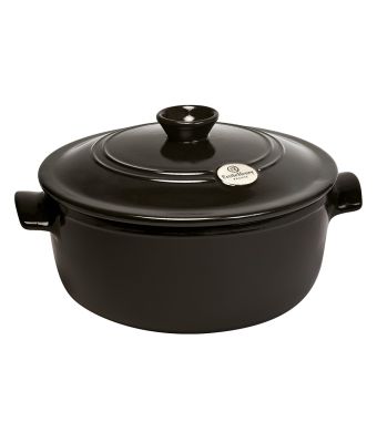 Emile Henry 5L Casserole - Charcoal Black (EH794553)