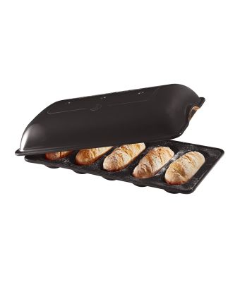 Emile Henry Mini Baguette Baker - Charcoal Black (EH795519)