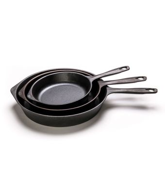 Emba Cast Iron Skillet 3 Piece Set