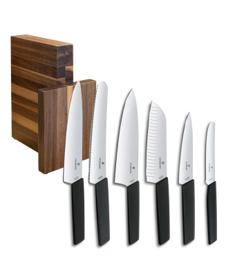 Victorinox Swiss Modern Black Exclusive Block Set (EXCLUMODERNBLACKBK)