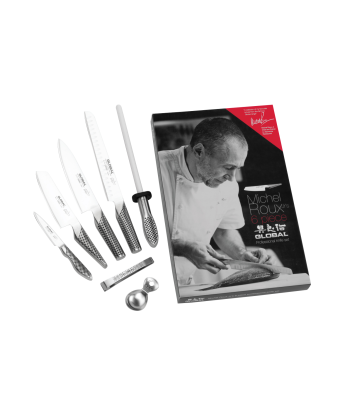 Global Michel Roux Jr GROUX6 - 6 Piece Boxed Knife Set (G-ROUX/6)