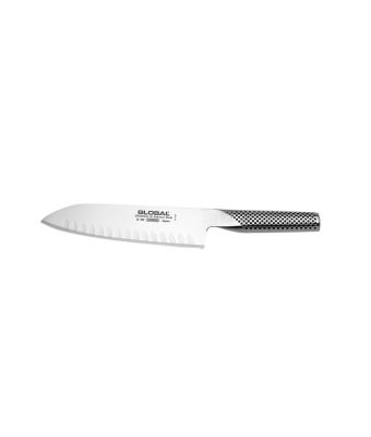 Global G-80 18cm Fluted Santoku Knife