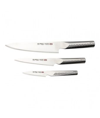 Global Ukon 3 Piece Knife Set (GU-3002)