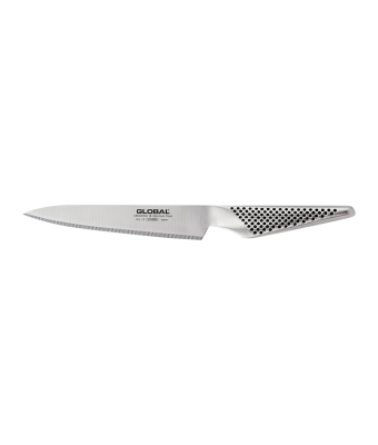 Global GS13 - 15cm Serrated Utility Knife (GS-13)