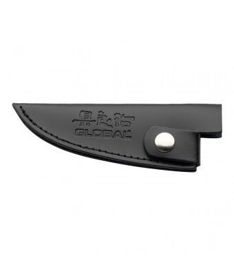 Global Leather Leather Knife Sheath Black Small