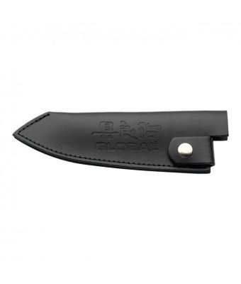 Global Leather Knife Sheath Black Medium