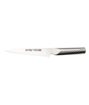 Global Ukon 13cm Scalloped Utility Knife (GUS-22)