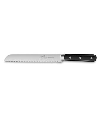 Lion Sabatier® Egide 20cm Bread Knife (Black Handle with Stainless Steel Rivets)