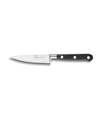 Lion Sabatier® Ideal 10cm Paring Knife (Black Handle with Stainless Steel Rivets)