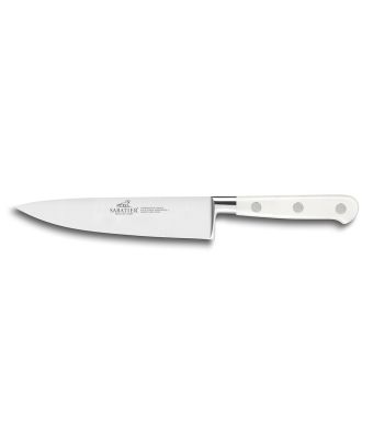 Lion Sabatier® Ideal Toque Blanche 15cm Cook's Knife (White Handle with Stainless Steel Rivets)