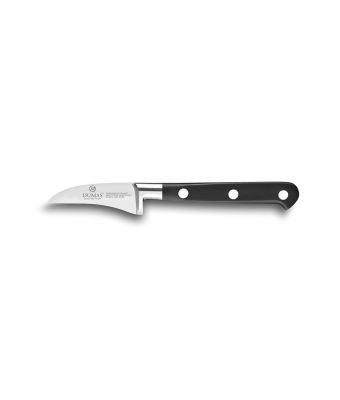 Lion Sabatier® Ideal 6cm Bird's Peak Paring Knife (Black Handle with Stainless Steel Rivets)