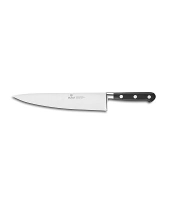 Lion Sabatier® Ideal 25cm Cook's Knife (Black Handle with Stainless Steel Rivets)