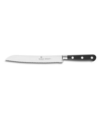 Lion Sabatier® Ideal 20cm Bread Knife (Black Handle with Stainless Steel Rivets)