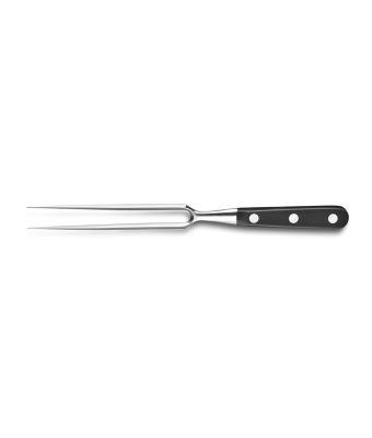 Lion Sabatier® Ideal 15cm Carving Fork (Black Handle with Stainless Steel Rivets)