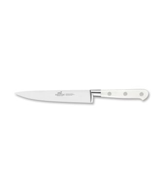 Lion Sabatier® Ideal Toque Blanche 15cm Flexible Filleting Knife (White Handle with Stainless Steel Rivets)