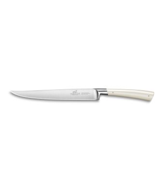 Lion Sabatier® Edonist Perle 20cm Yatagan Carving Knife (Pearl Handle with Stainless Steel Rivets)