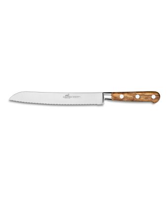 Lion Sabatier® Ideal Provencao 20cm Bread Knife (Olive Handle with Stainless Steel Rivets)