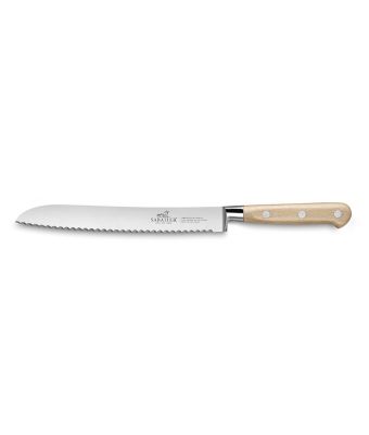 Lion Sabatier® Ideal Broceliande 20cm Bread Knife (Ashwood Handle with Stainless Steel Rivets)