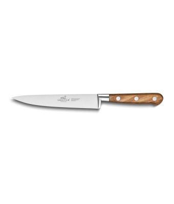 Lion Sabatier® Ideal Provencao 15cm Flexible Filleting Knife (Olive Handle with Stainless Steel Rivets)