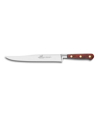 Lion Sabatier® Ideal Saveur 22cm Yatagan Carving Knife (Pakka Wood Handle with Brass Rivets)