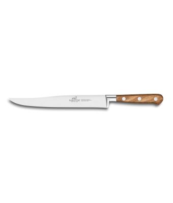 Lion Sabatier® Ideal Provencao 20cm Yatagan Carving Knife (Olive Handle with Stainless Steel Rivets)
