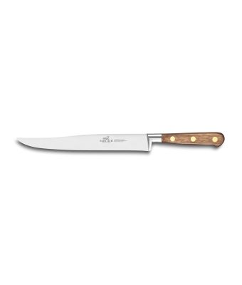 Lion Sabatier® Ideal Perigord 20cm Yatagan Carving Knife (Walnut Handle with Brass Rivets)