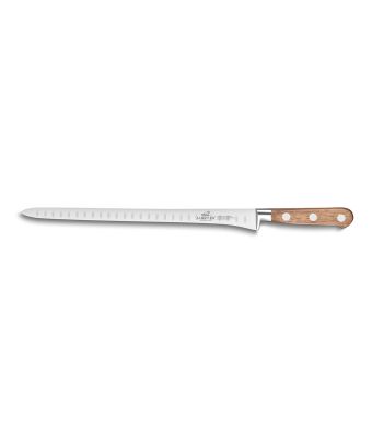 Lion Sabatier® Ideal Provencao 30cm Scalloped Salmon Knife (Olive Handle with Stainless Steel Rivets)