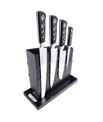 I.O.Shen 4 Piece Knife Set with Block (MT703)