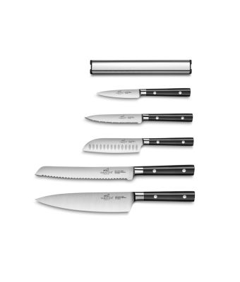 Sabatier® Leonys 5 Piece Knife Set With Magnetic Rack (Exclusive to KitchenKnives.co.uk)